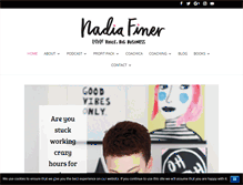 Tablet Screenshot of nadiafiner.com